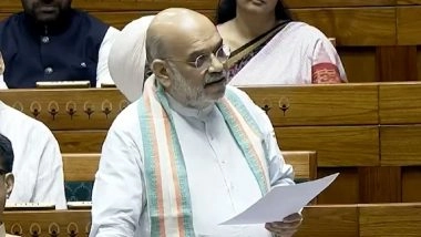 Naxalism Has Been Almost Eradicated From Bastar, Region Is Now on Path of Development, Says Amit Shah in Lok Sabha (Watch Videos)