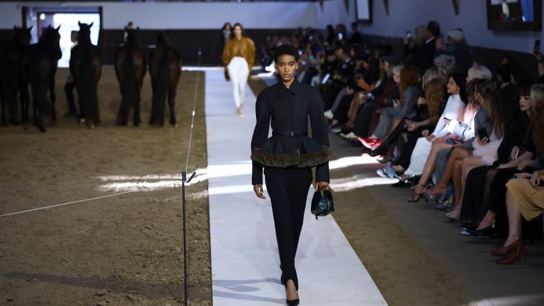Horses Lead the Way at Stella McCartney's Paris Fashion Show