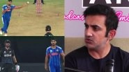 Gautam Gambhir Defends Arshdeep Singh for Daryl Mitchell Throw Incident During T20 World Cup 2026 Final, Says 'No Need to be Sorry'