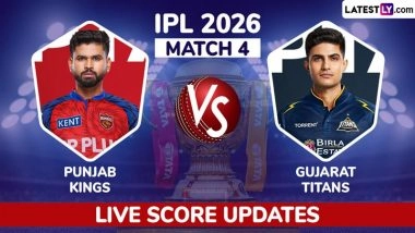 GT 84/2 in 10 Overs | Punjab Kings vs Gujarat Titans Live Score Updates, IPL 2026 Match 4: Yuzvendra Chahal Removes Shubman Gill