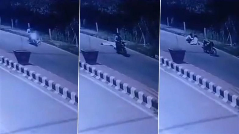 Rampur Shocker: Woman Dies After Husband Pushes Her off Moving Bike for Refusing To Dance at Birthday Party in UP, Video Surfaces