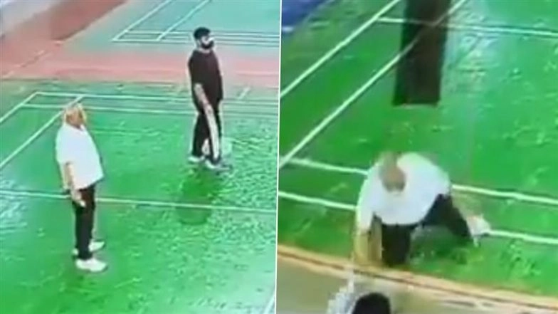 Sudden Death in Mahoba: Man Collapses While Playing Badminton, Dies of Suspected Heart Attack; Video Surfaces