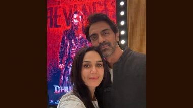 Preity Zinta Meets Arjun Rampal at ‘Dhurandhar 2’ Special Screening in Mumbai, Marks ‘Dil Hai Tumharaa’ Reunion (See Pics)