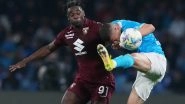 Napoli Beats Torino 2-1 to Extend Unbeaten Home Run and Close Gap on Second-place AC Milan