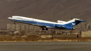 Plane Mishap in Kabul: Ariana Afghan Airlines Flight Skids Off Runway During Landing, No Injuries Reported (Watch Video)