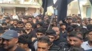 Karnataka: Shia Muslims in Chikkamagaluru Protest Against US, Israel for Killing Ayatollah Ali Khamenei (Watch Video)