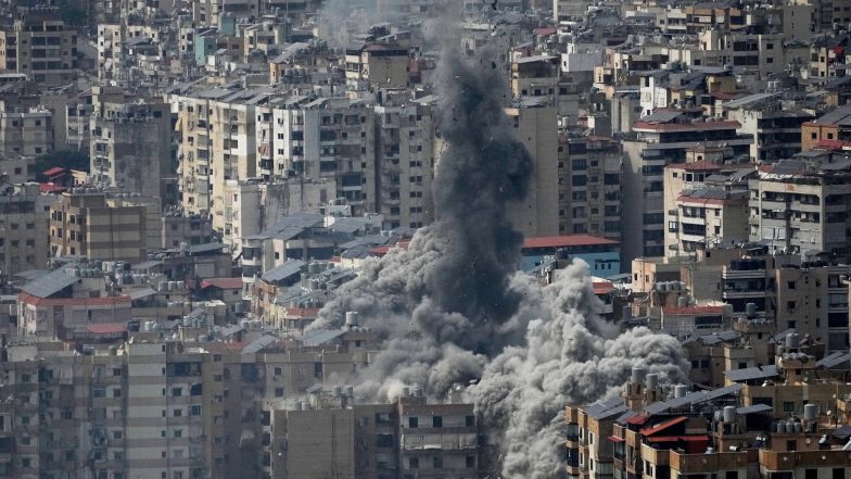 Israel Strikes Beirut’s Southern Suburbs After Issuing Evacuation Order