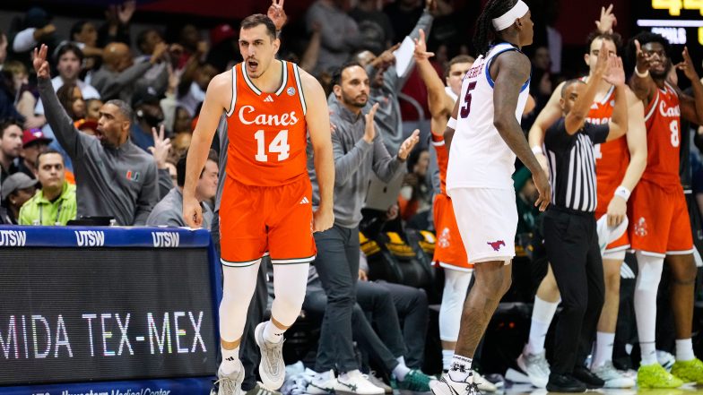 No. 22 Miami Has 17 More Wins Than Last Season in Jai Lucas' Head Coaching Debut