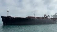 Indian Vessel Nanda Devi, Carrying 46,500 MT LPG, Arrives at Gujarat&rsquo;s Vadinar Port After Safe Transit Through Hormuz Strait (Watch Video)