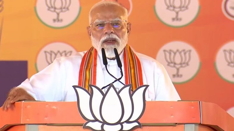 ‘Indians’ Safety in Gulf Our Priority’: PM Narendra Modi in Kerala Slams Congress for Risking Lives With ‘Dangerous’ Remarks for Political Gains