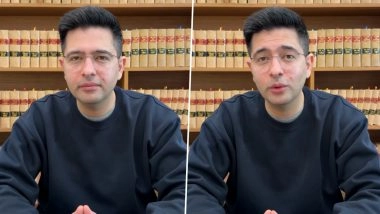 &lsquo;Ghayal Hoon, Isliye Ghatak Hoon&rsquo;: Raghav Chadha Rebuts &lsquo;Coordinated&rsquo; Allegations Against Him by AAP Leaders (Watch Video)