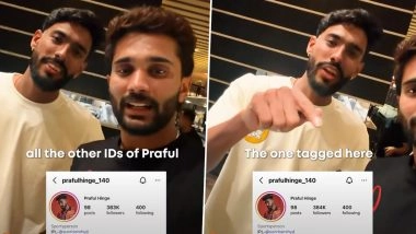 Nitish Kumar Reddy Channels Mohammed Siraj in New Viral Video Urging Fans to Follow Praful Hinge&rsquo;s Official IG Account