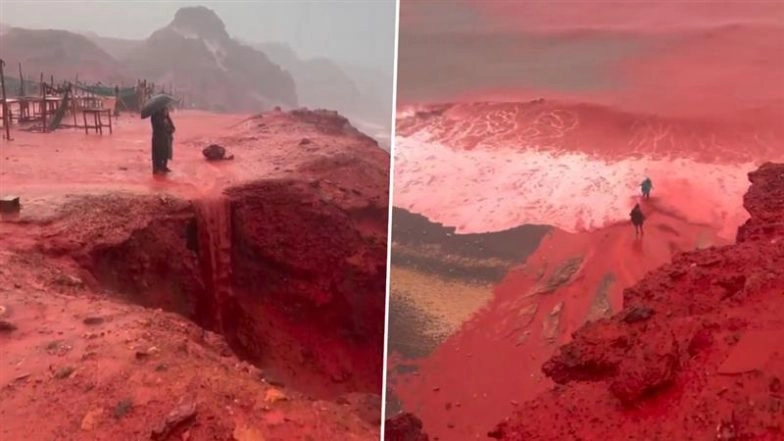 Iran’s Hormuz Coast Turns Blood-Red, Here’s the Science Behind It