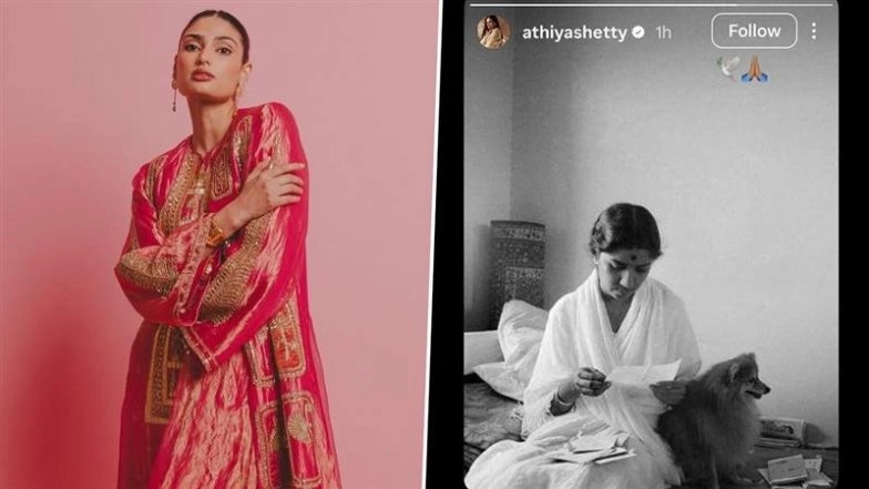 Athiya Shetty Slammed for Sharing Lata Mangeshkar’s Photo While Mourning Asha Bhosle; Netizens Call Her ‘Beauty Without Brains’