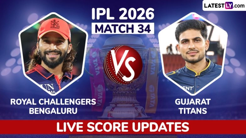 Royal Challengers Bengaluru vs Gujarat Titans, Live Score Updates, IPL 2026 Match 34: RCB Opt To Bowl