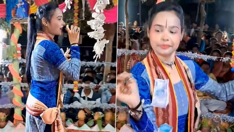 Itishree Kara Viral Video: Odia Kirtan Singer Delivers Soulful and High-Intensity Spiritual Performance – WATCH