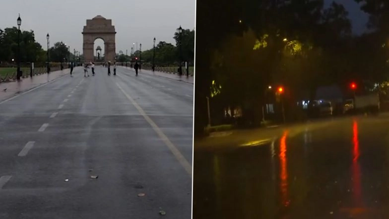 Delhi Rains Today, April 29, 2026: Delhi-NCR Rain Brings Relief From Heatwave, IMD Issues Yellow Alert as Weather Forecast Predicts More Rainfall