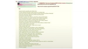 WW3 Prediction, Fake Alien Invasion: 4chan ‘War Script’ Goes Viral Amid Iran War.