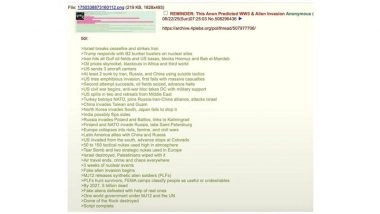 WW3 Prediction, Fake Alien Invasion: 4chan ‘War Script’ Goes Viral Amid Iran War