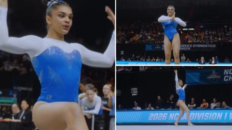 UCLA&rsquo;s Tiana Sumanasekera Viral Bollywood Routine: Sri Lankan-American Gymnast Hits Career-High 9.950 at Regionals (Watch Video)