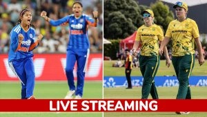Where to Watch India Women vs South Africa Women T20I 2026 Live Streaming Online and TV Channel Telecast.