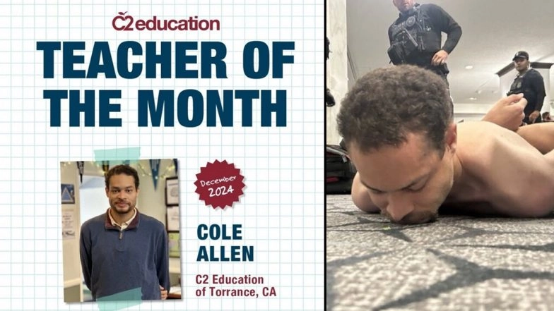 Cole Tomas Allen: &lsquo;Teacher of the Month&rsquo; Photo and NASA Link of the Suspect Surface After White House Dinner Shooting