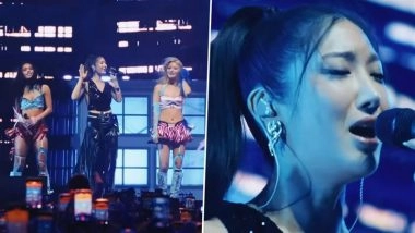 Coachella 2026: HUNTR/X Joins KATSEYE for Surprise Performance on &lsquo;K-Pop Demon Hunters&rsquo; Hit &lsquo;Golden&rsquo; (Watch Video)