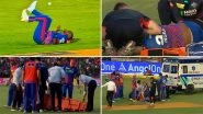 Lungi Ngidi Suffers Neck Injury, Stretchered Off Field Via Ambulance During DC vs PBKS IPL 2026 Match