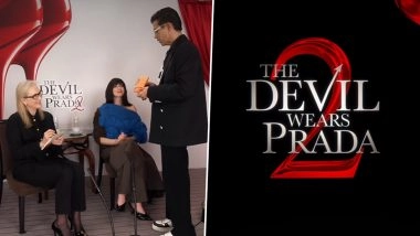 Karan Johar Says THIS After Meeting Meryl Streep During &lsquo;The Devil Wears Prada 2&rsquo; Tour (Watch Video)