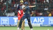 Sai Sudharsan Becomes Fastest To Reach 2000 IPL Runs, Achieves Milestone During RCB vs GT 2026 Match