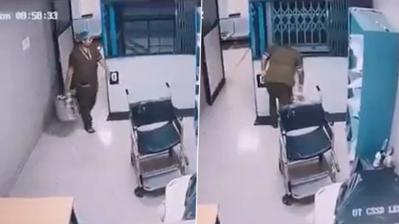 Nashik: Female Government Medical College Employee Dies After Dumbwaiter Lift Collapses on Her Head; Freak Accident Video Surfaces
