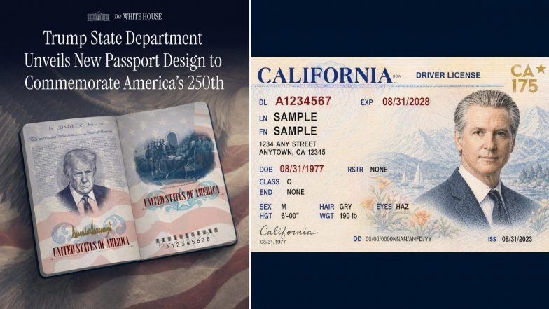 Gavin Newsom Mocks Donald Trump&rsquo;s &lsquo;Patriot Passport&rsquo; Design With Parody Driver&rsquo;s License