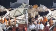Madhya Pradesh Building Collapse: Several Feared Trapped After 4-Storey Structure Crashes Down In Anuppur (Watch Videos)