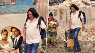 &lsquo;Aashiqui&rsquo; Star Rahul Roy Looks Unrecognisable As He Gets Clicked Carrying a Heavy Bag in Mumbai in Viral Video &ndash; WATCH