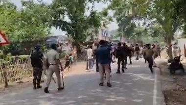 Murshidabad Poll Violence: TMC and Humayun Kabir Supporters Clash in Nowda; Election Commission Seeks Urgent Report (Watch Videos)