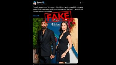 Fact Check: Did Hardik Pandya Miss DC vs MI IPL 2026 Match Due To Girlfriend Mahieka Sharma’s Pregnancy?