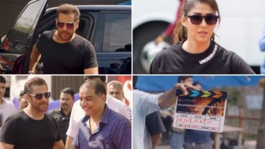 &lsquo;Thoda Durr Ki Sochna Chahiye&rsquo;: Salman Khan Shares Glimpse From Vamshi Paidipally Film Mahurat, Asks Fans To Wait (Watch Video)