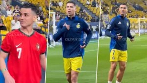 social-viral-Cristiano Ronaldo Roasts Lookalike in Hilarious Exchange, Al-Nassr Star Says ‘You Don’t Look Like Me, You Are Very Ugly’ (Watch Video)