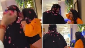 social-viral-Anant Ambani’s 31st Birthday: Radhika Merchant’s Sweet Kiss Clip Goes Viral