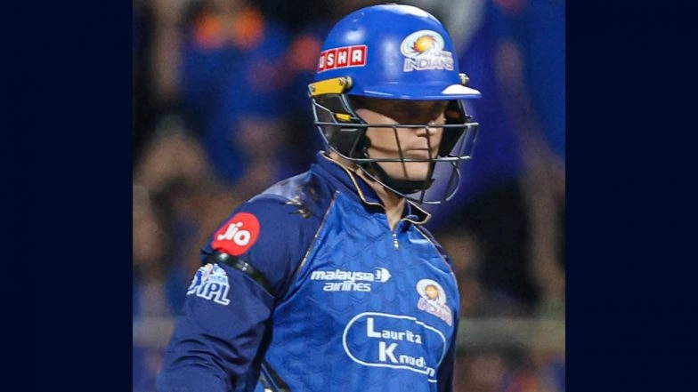 IPL 2026: Mumbai Indians Wear Black Armbands As Tribute To Support Staff&rsquo;s Daughter During MI vs SRH Match