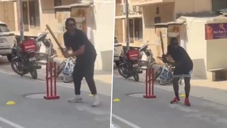 Tim David, Romario Shepherd Play Gully Cricket in Streets Of Delhi Ahead of DC vs RCB IPL 2026 Match (Watch Video)