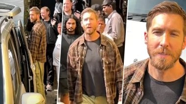 Calvin Harris India Tour 2026: Scottish EDM Star Lands in Mumbai for Next Show After Bengaluru, Poses for Paparazzi (Watch Video)