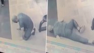 Sudden Death Caught on Camera: Man Collapses in Gym During Workout, Dies of Heart Attack in Srinagar; Video Goes Viral
