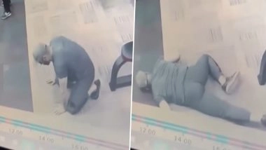 Sudden Death Caught on Camera: Man Collapses in Gym During Workout, Dies of Heart Attack in Srinagar; Video Goes Viral