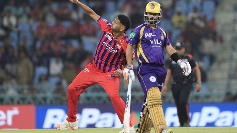 Mohsin Khan Picks His Maiden T20 Five-Wicket Haul, Achieves Feat During LSG vs KKR IPL 2026 Match