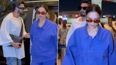 Ranveer Singh Turns Protective of Mom-To-Be Deepika Padukone in First Public Appearance After Second Pregnancy Announcement (Watch Video)