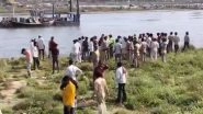 Boat Accident in Mathura:10 Punjab Pilgrims Killed After Overcrowded Boat Capsizes in Yamuna River; NDRF Search Operations Underway (Watch Videos)