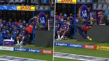 Shreyas Iyer's Acrobatic Effort Helps Punjab Kings Dismiss Hardik Pandya In MI vs PBKS IPL 2026 Match (Watch Video)