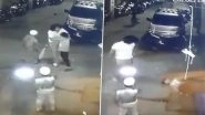 Lucknow Shocker: Man Brutally Choke-Slams 10-Year-Old Playing on Street in Uttar Pradesh, Probe Launched (Disturbing Video)