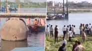 Mathura Boat Accident: Death Toll Rises to 10 As Boat Carrying 30 Devotees Collides With Floating Bridge in Yamuna River, Several Missing (Watch Videos) Mathura Boat Accident: Death Toll Rises to 10 As Boat Carrying 30 Devotees Collides With Floating Bridge in Yamuna River, Several Missing (Watch Videos)